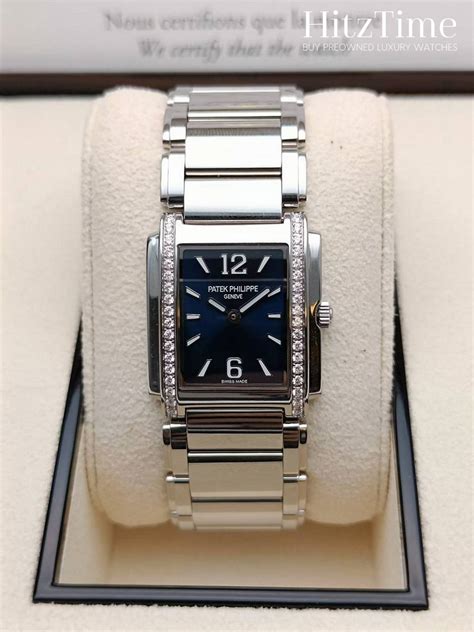 patek philippe twenty 4 second hand|Patek Philippe twenty blue dial.